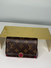 Load image into Gallery viewer, Pre-Loved LV Monogram Flore Compact Wallet
