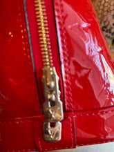 Load image into Gallery viewer, Pre-Loved LV Vernis  Alma MM Cherry Red