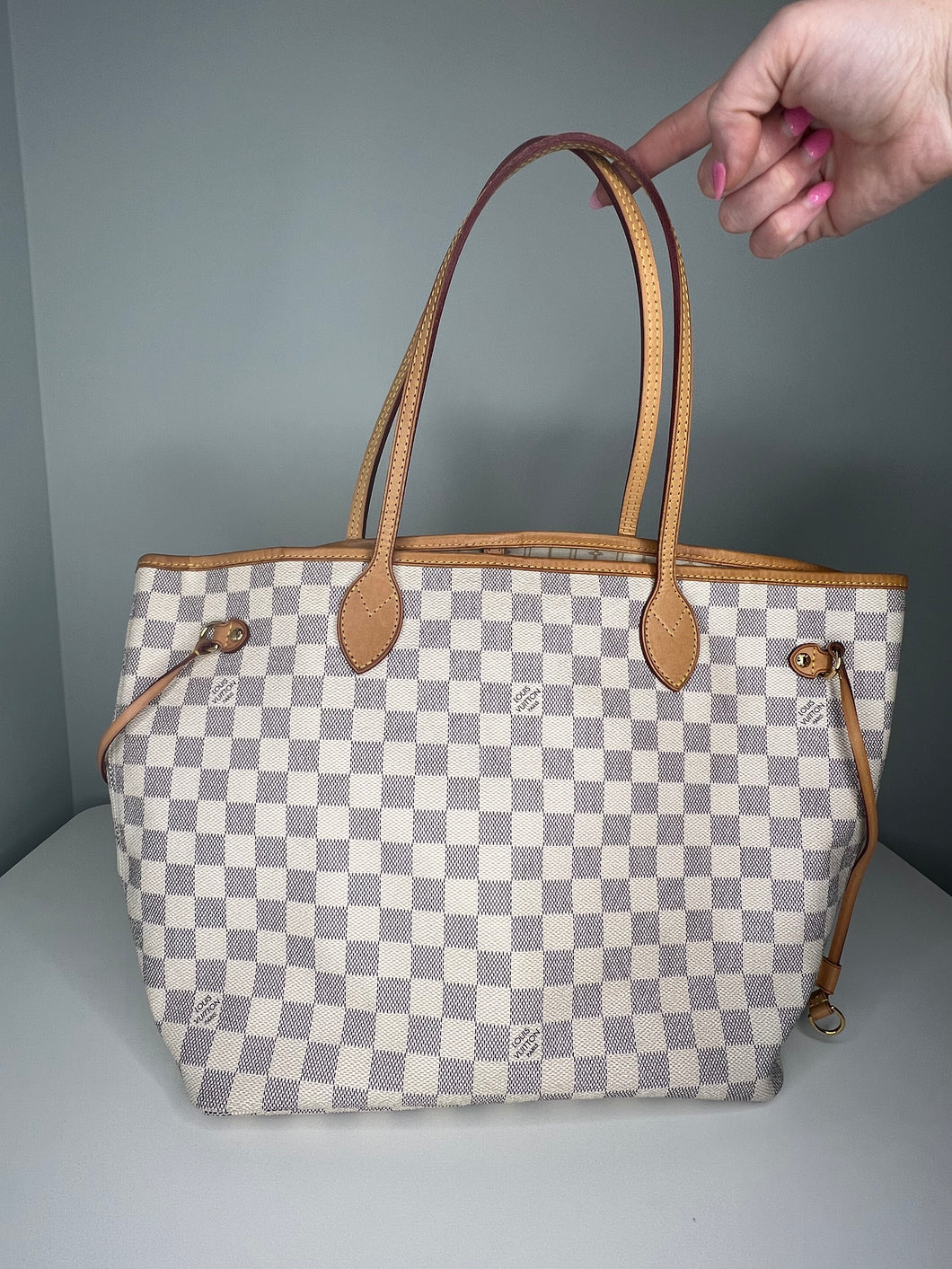 Pre-Loved LV Neverfull Azur MM