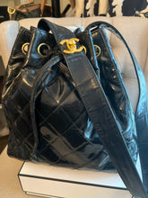 Load image into Gallery viewer, Pre-Loved Chanel Vintage Drawstring Bag