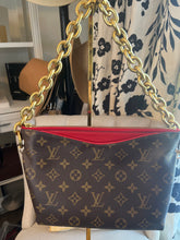 Load image into Gallery viewer, Pre-Loved LV Pouch w chain