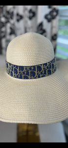 Navy CD gold Metallic Hatband
