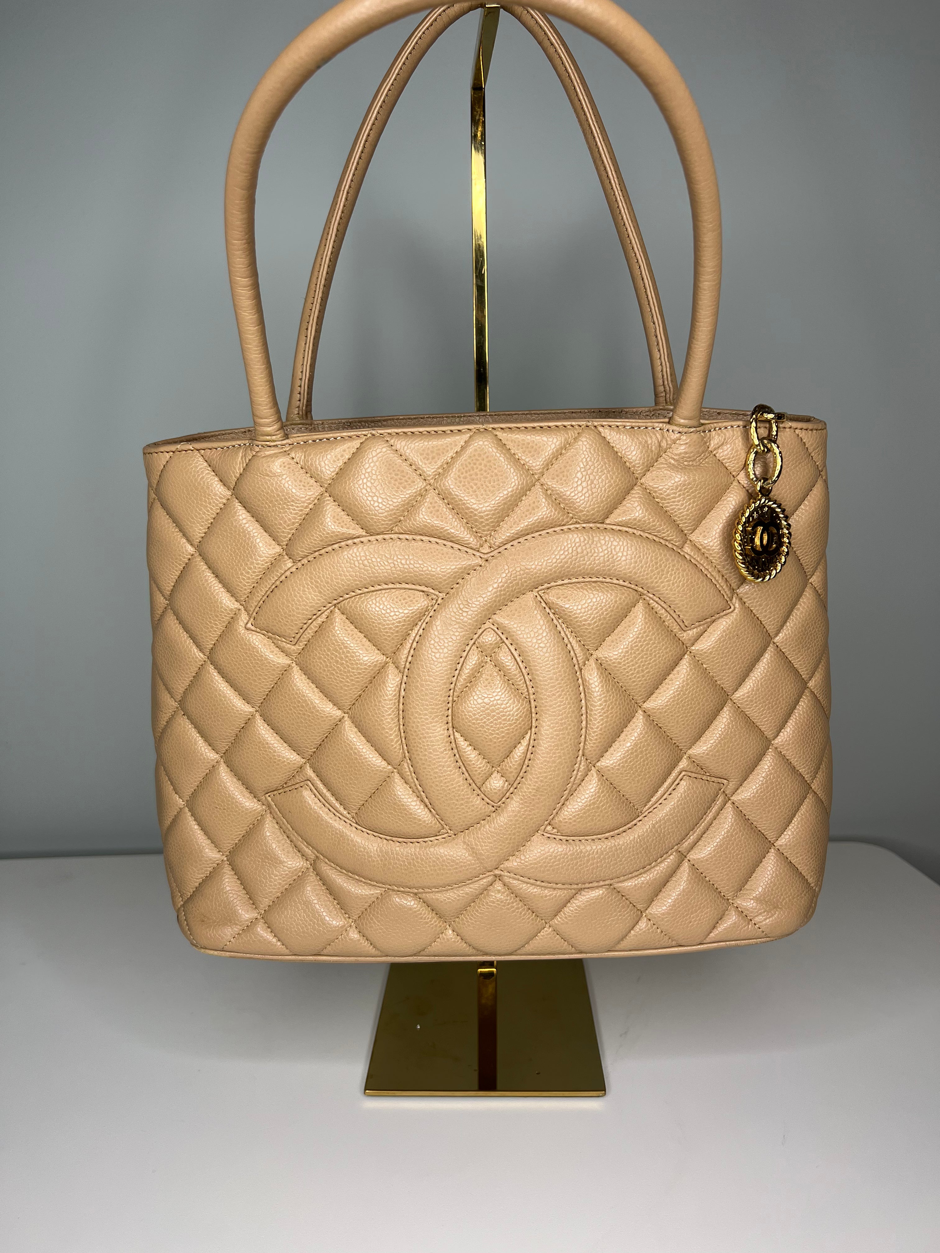 Preloved Chanel Medallion Caviar Tote The DJF
