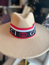 Load image into Gallery viewer, Inspired Red /black GG Hat Band