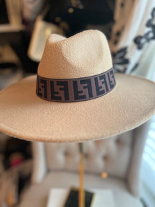 Inspired brown FF hatband