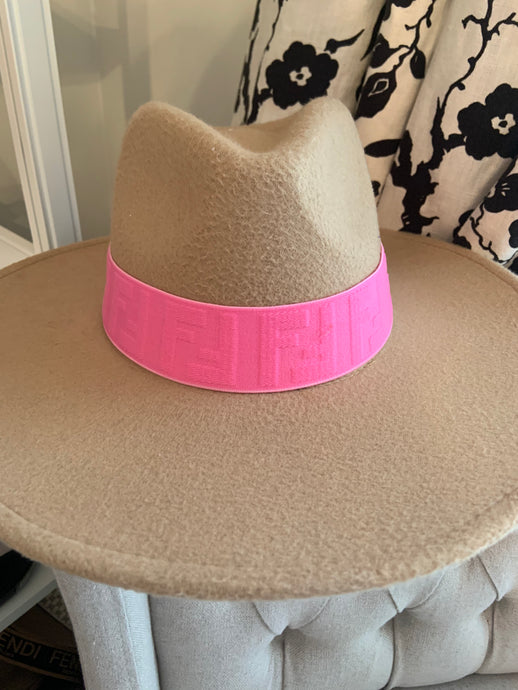 Pink FF Hat Band