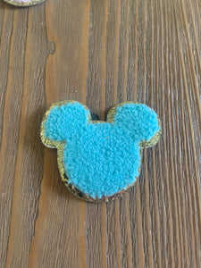 Teal Mickey Patch