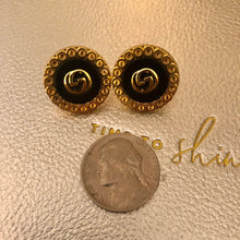 Load image into Gallery viewer, Repurposed Caroline Button Earrings