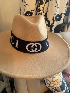 Black and White GG Hat Band